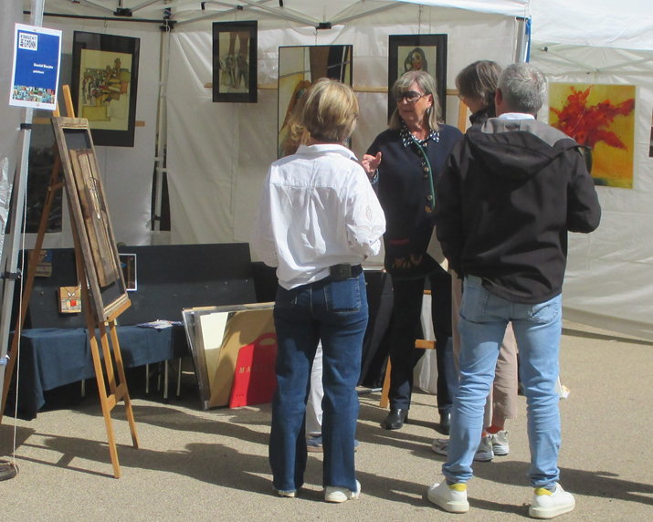 Art-Transmitter mit Stand bei Konscht am Gronn am 4.5. und 7.9.25